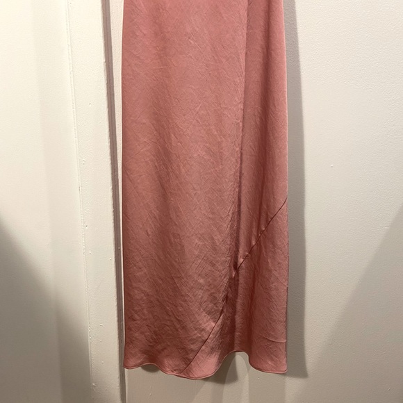 Aritzia Wilfred Only Slip Midi Dress in Pink - Picture 5 of 9